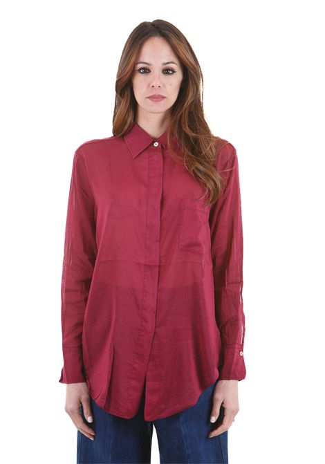 Camicia over essential in voile di cotone e seta FORTE FORTE | Camicie | 9907MYSHIRT2581